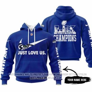 Seattle Seahawks Super Bowl LX Champions Locker Room Trophy