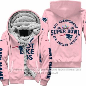 Super Bowl LX - They Not Like Us - New England Patriots - Fleece Zip Hoodie