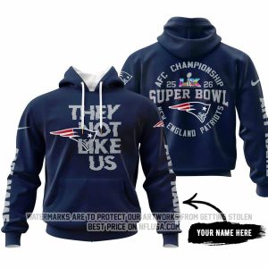 Super Bowl LX - They Not Like Us - New England Patriots