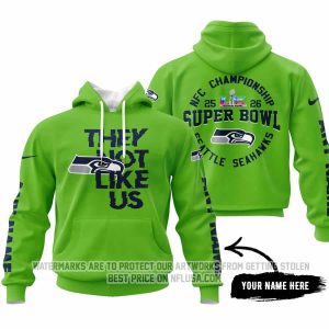 Super Bowl LX - They Not Like Us - Seattle Seahawks