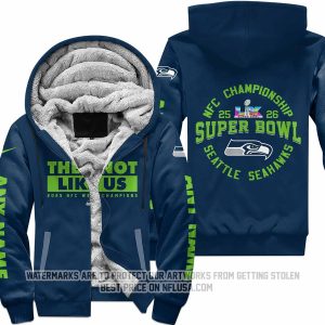 They Not Like Us – Seattle Seahawks – Fleece Zip Hoodie