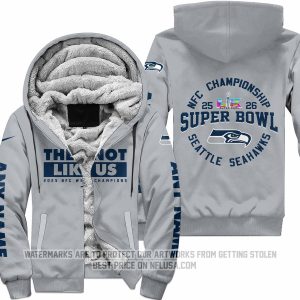 They Not Like Us – Seattle Seahawks – Fleece Zip Hoodie