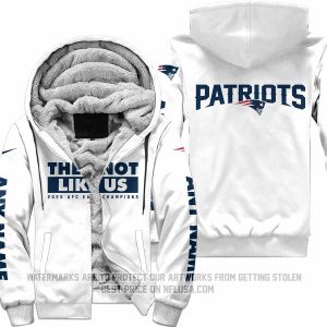They Not Like Us 3 - New England Patriots - Fleece Zip Hoodie