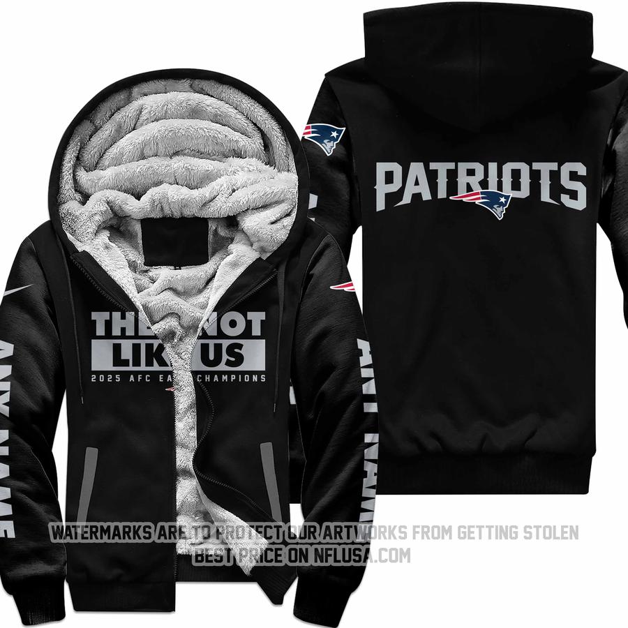 They Not Like Us - New England Patriots - Fleece Zip Hoodie