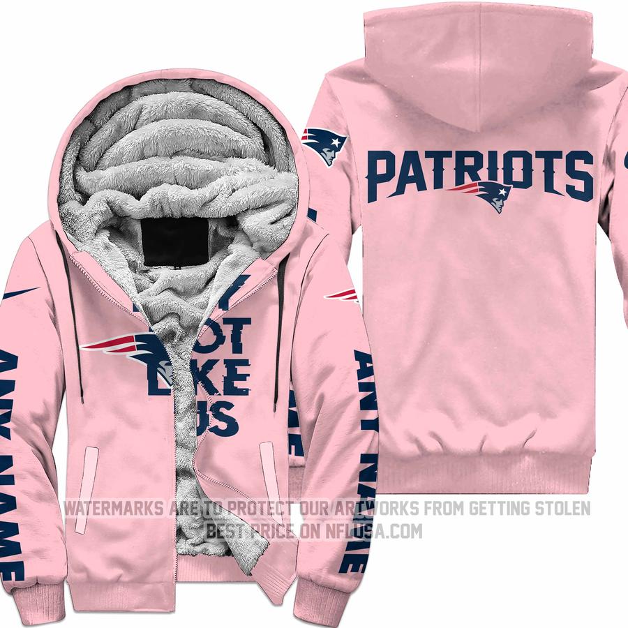 They Not Like Us - New England Patriots - Fleece Zip Hoodie