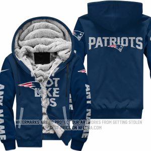 They Not Like Us - New England Patriots - Fleece Zip Hoodie