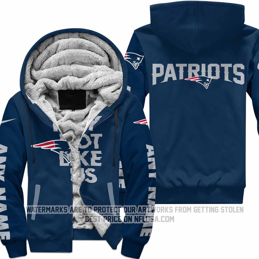 They Not Like Us - New England Patriots - Fleece Zip Hoodie