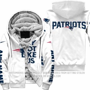 They Not Like Us - New England Patriots - Fleece Zip Hoodie