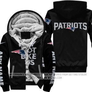 They Not Like Us - New England Patriots - Fleece Zip Hoodie