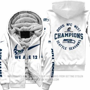 We Are 12 - Seattle Seahawks - Fleece Zip Hoodie