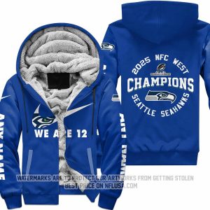 We Are 12 - Seattle Seahawks - Fleece Zip Hoodie