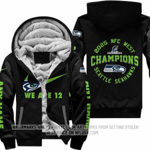 We Are 12 - Seattle Seahawks - Fleece Zip Hoodie