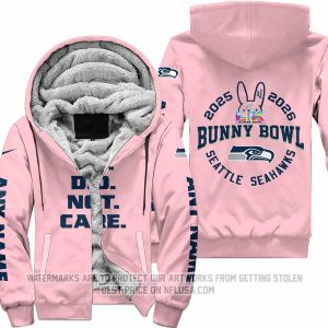 We Did Not Care - Seattle Seahawks - Fleece Zip Hoodie