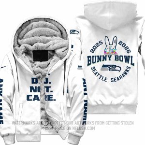 We Did Not Care - Seattle Seahawks - Fleece Zip Hoodie