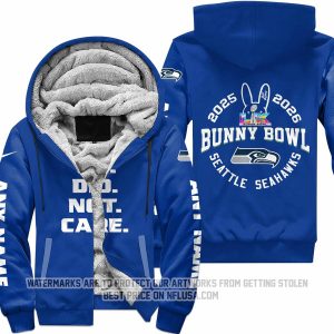 We Did Not Care - Seattle Seahawks - Fleece Zip Hoodie