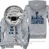 We Did Not Care  - Seattle Seahawks - Fleece Zip Hoodie