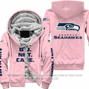 We Did Not Care - Seattle Seahawks - Fleece Zip Hoodie