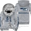 We Did Not Care - Seattle Seahawks - Fleece Zip Hoodie