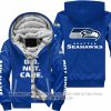 We Did Not Care - Seattle Seahawks - Fleece Zip Hoodie