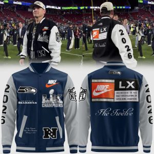 Seattle Seahawks Super Bowl LX Champions Limited Edition Baseball Jacket